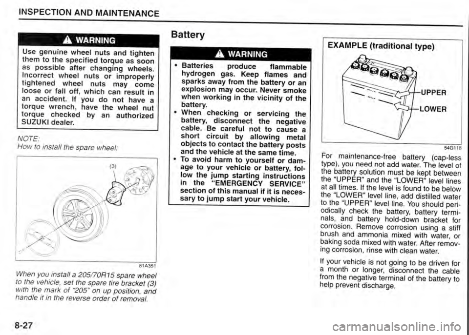SUZUKI JIMNY 2008 Owners Manual SUZUKI JIMNY 2008 Owners Manual