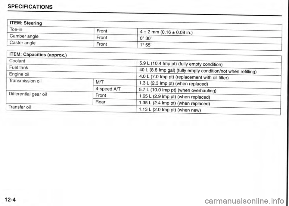 SUZUKI JIMNY 2007 Owners Manual SUZUKI JIMNY 2007 Owners Manual