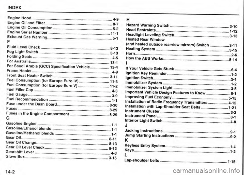 SUZUKI JIMNY 2011  Owners Manual 