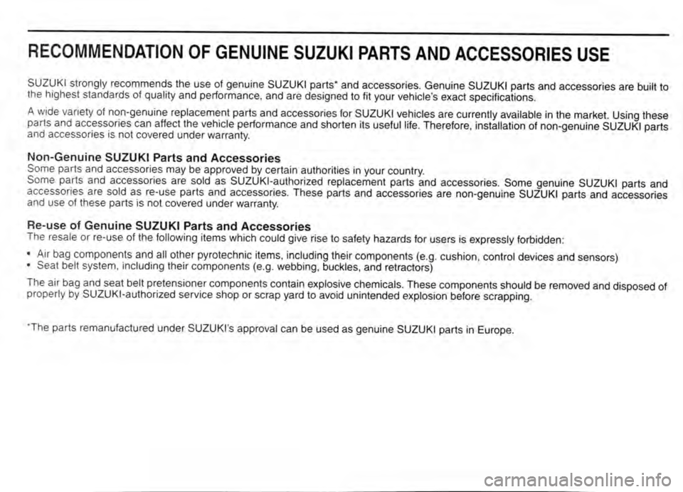 SUZUKI JIMNY 2013  Owners Manual 