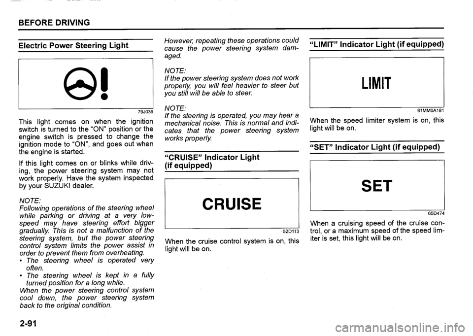 SUZUKI SX4 2020 Owners Manual SUZUKI SX4 2020 Owners Manual