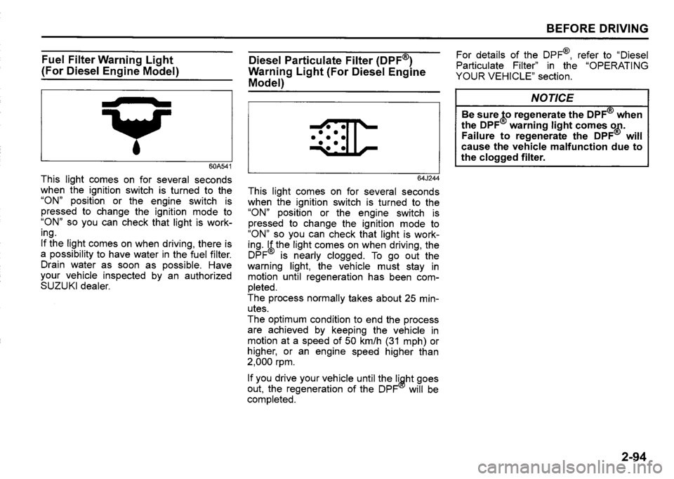SUZUKI SX4 2020 Owners Manual SUZUKI SX4 2020 Owners Manual