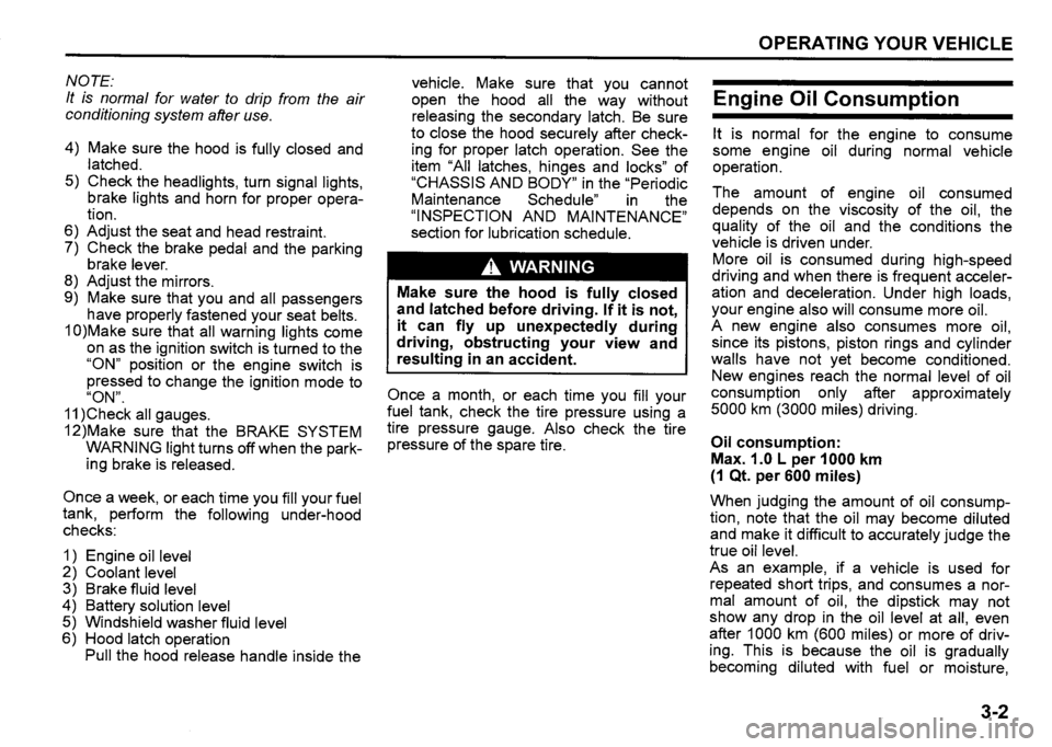 SUZUKI SX4 2020 Owners Manual SUZUKI SX4 2020 Owners Manual