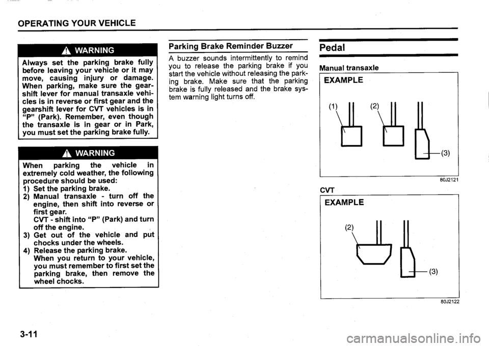 SUZUKI SX4 2020 Owners Manual SUZUKI SX4 2020 Owners Manual