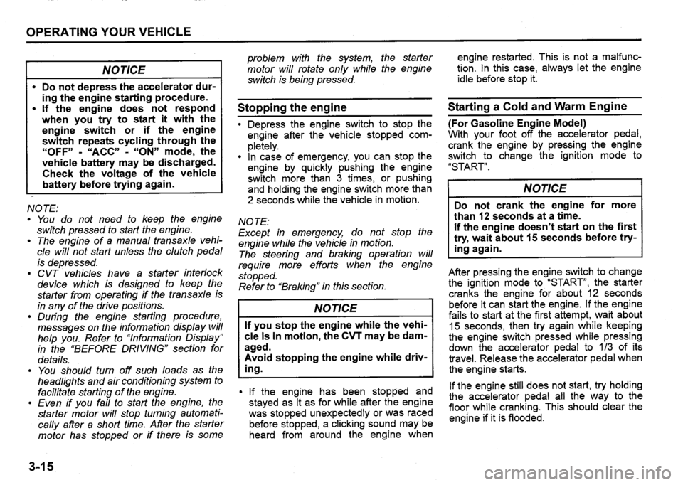 SUZUKI SX4 2020 Owners Manual SUZUKI SX4 2020 Owners Manual