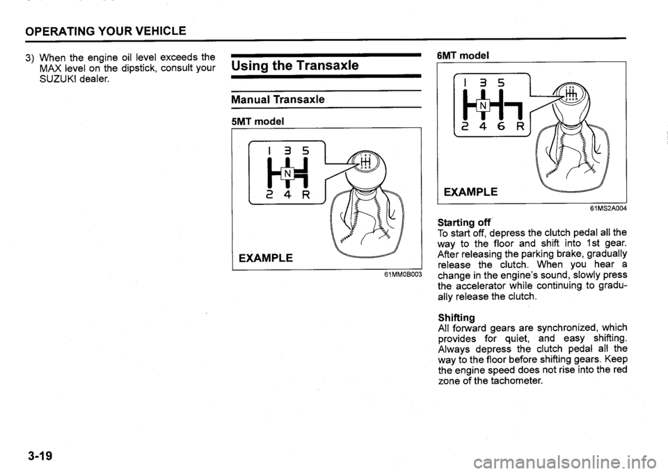 SUZUKI SX4 2020 Owners Manual SUZUKI SX4 2020 Owners Manual