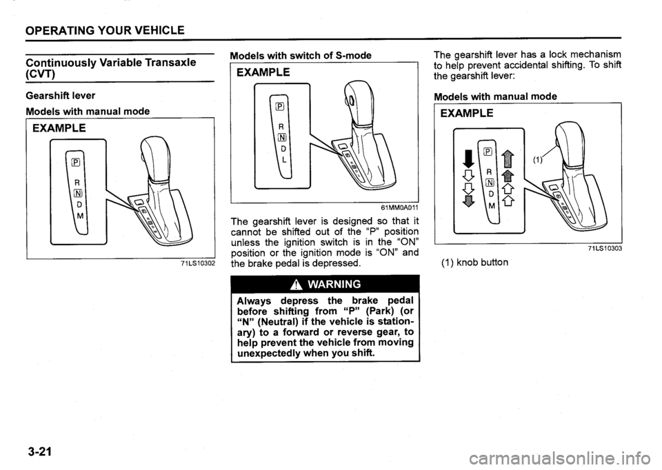 SUZUKI SX4 2020 Owners Manual SUZUKI SX4 2020 Owners Manual