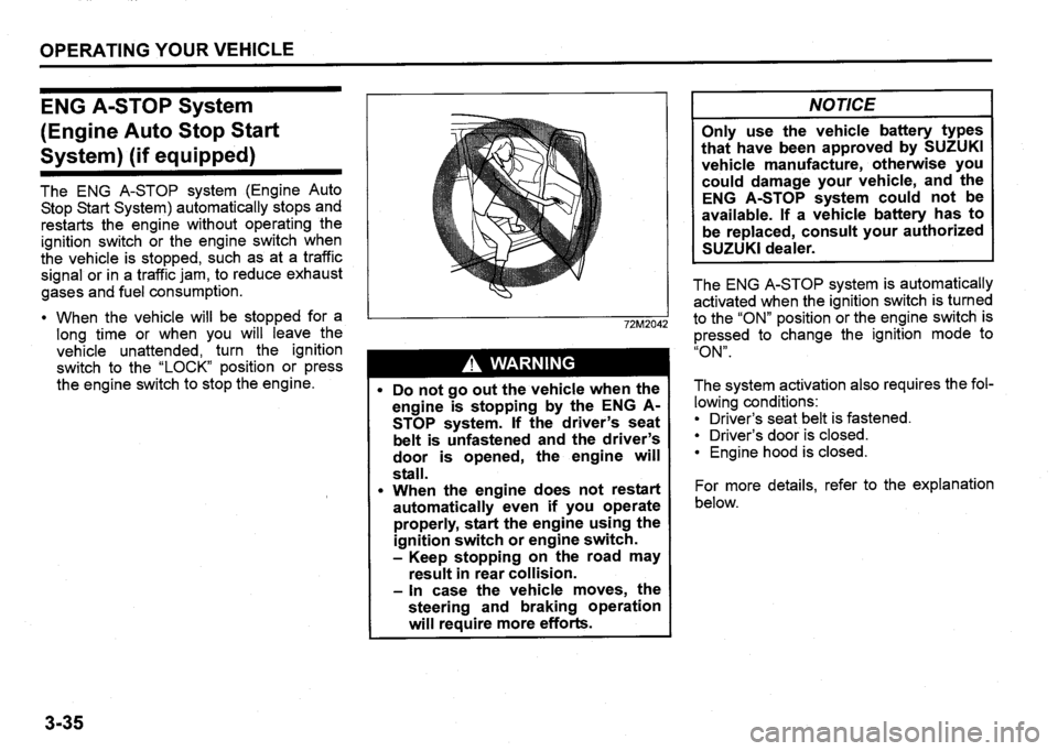 SUZUKI SX4 2020 Owners Manual SUZUKI SX4 2020 Owners Manual