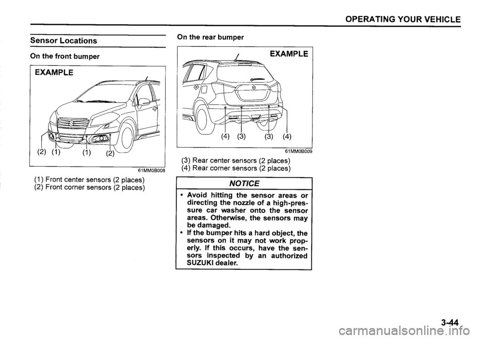 SUZUKI SX4 2020 Owners Manual SUZUKI SX4 2020 Owners Manual
