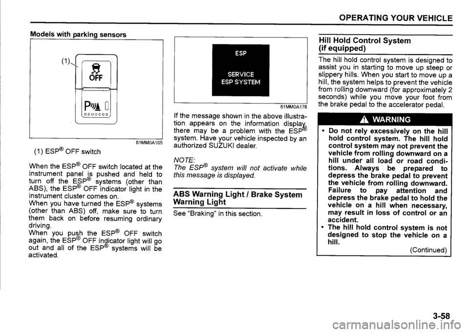 SUZUKI SX4 2020 Owners Manual SUZUKI SX4 2020 Owners Manual