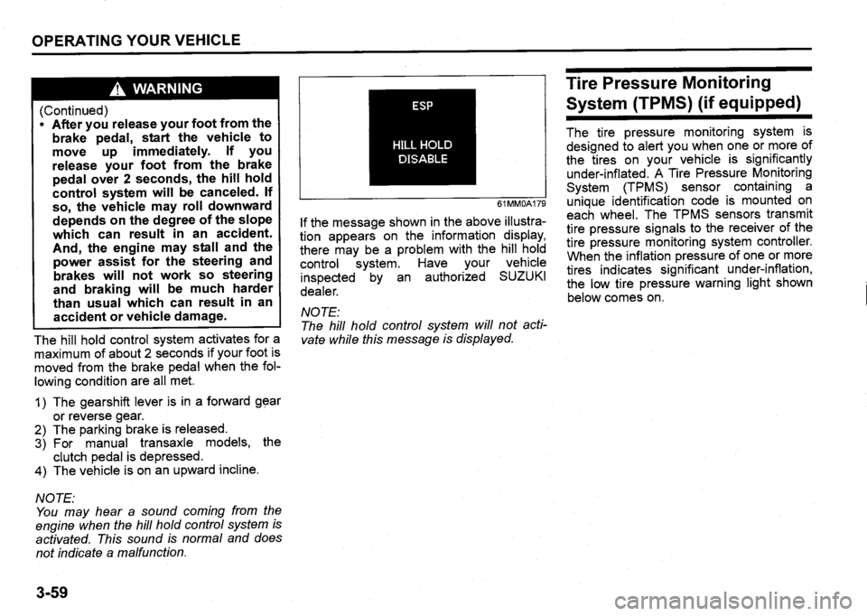 SUZUKI SX4 2020 Owners Manual SUZUKI SX4 2020 Owners Manual