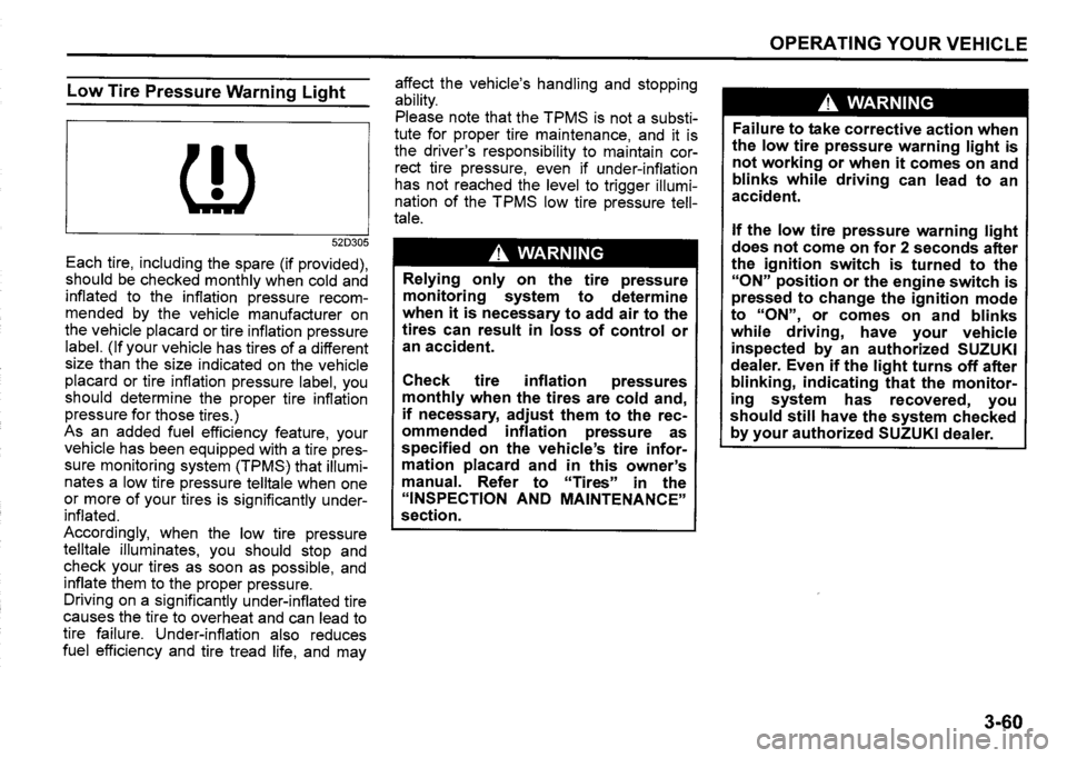 SUZUKI SX4 2020 Owners Manual SUZUKI SX4 2020 Owners Manual