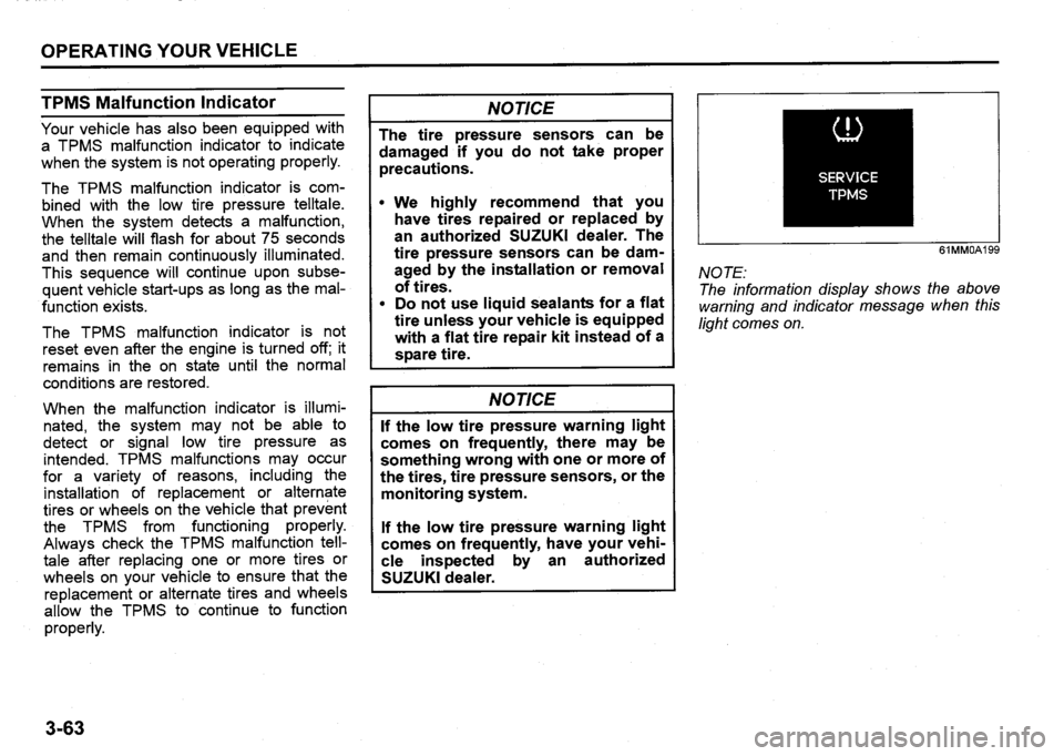 SUZUKI SX4 2020 Owners Manual SUZUKI SX4 2020 Owners Manual