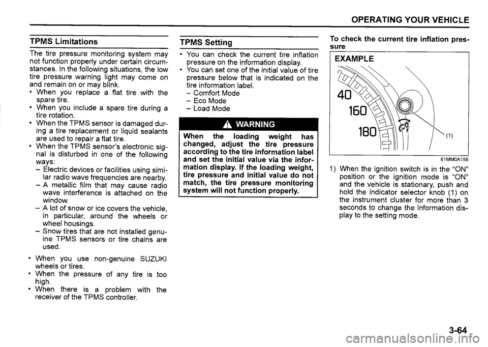 SUZUKI SX4 2020 Owners Manual SUZUKI SX4 2020 Owners Manual