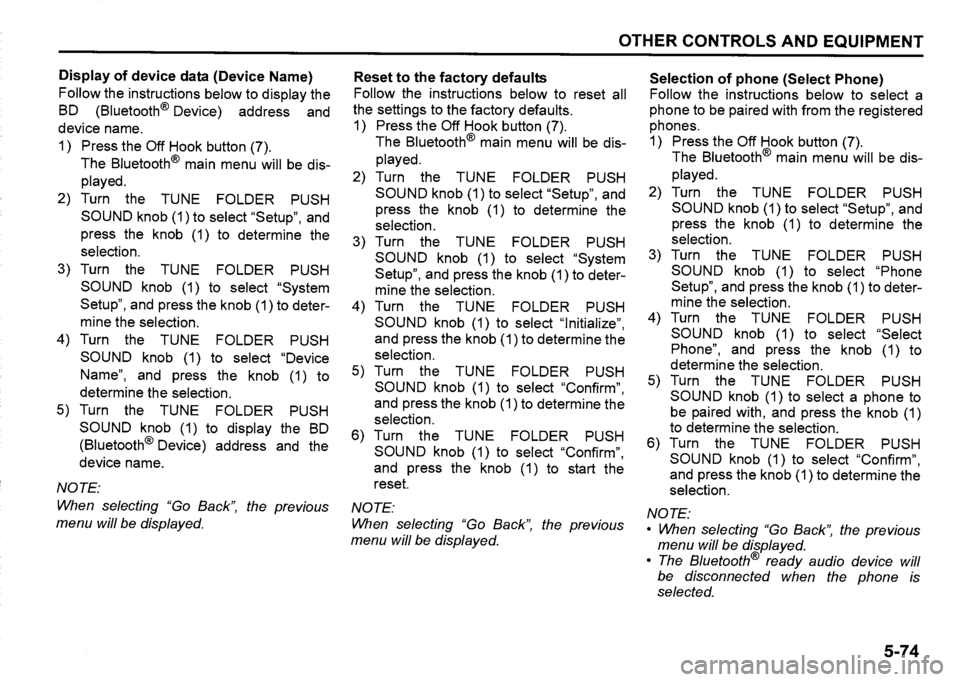 SUZUKI SX4 2020 Owners Manual SUZUKI SX4 2020 Owners Manual