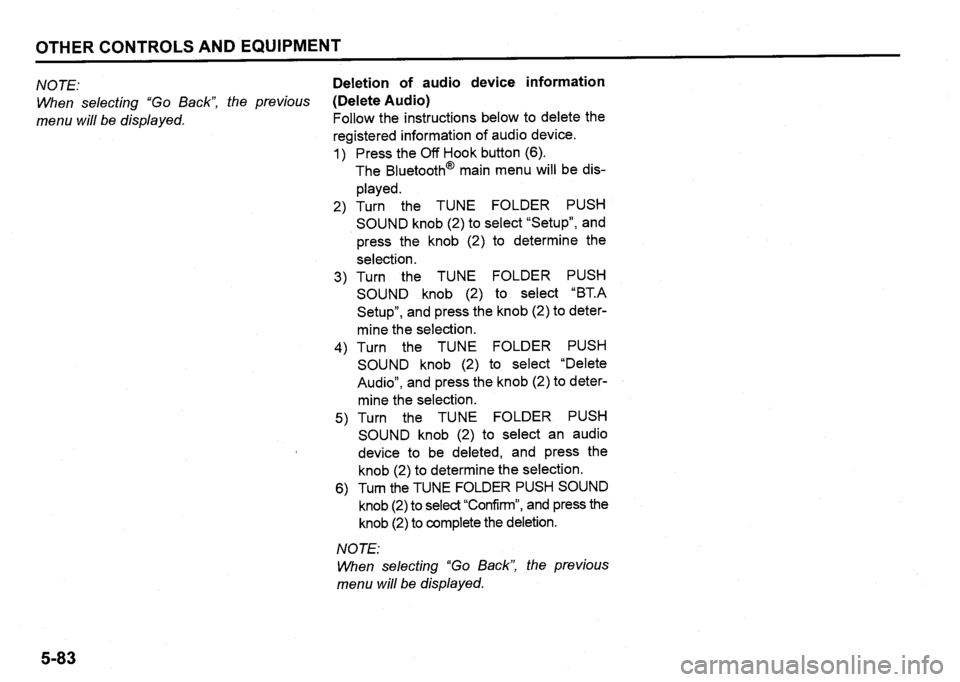 SUZUKI SX4 2020 Owners Manual SUZUKI SX4 2020 Owners Manual