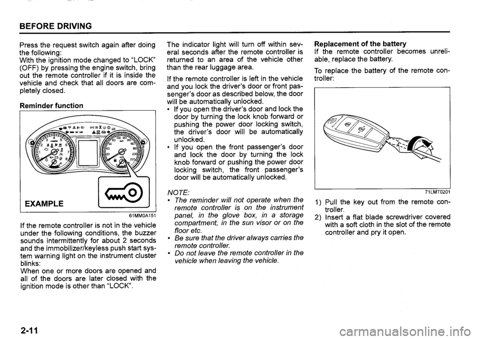 SUZUKI SX4 2014 Owners Guide SUZUKI SX4 2014 Owners Guide