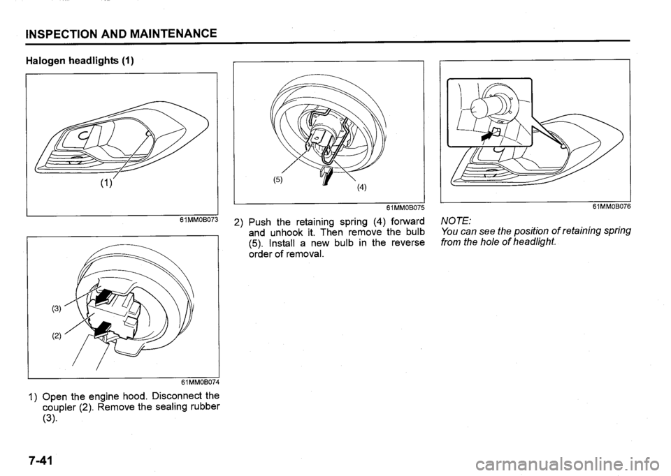 SUZUKI SX4 2020 Owners Manual SUZUKI SX4 2020 Owners Manual