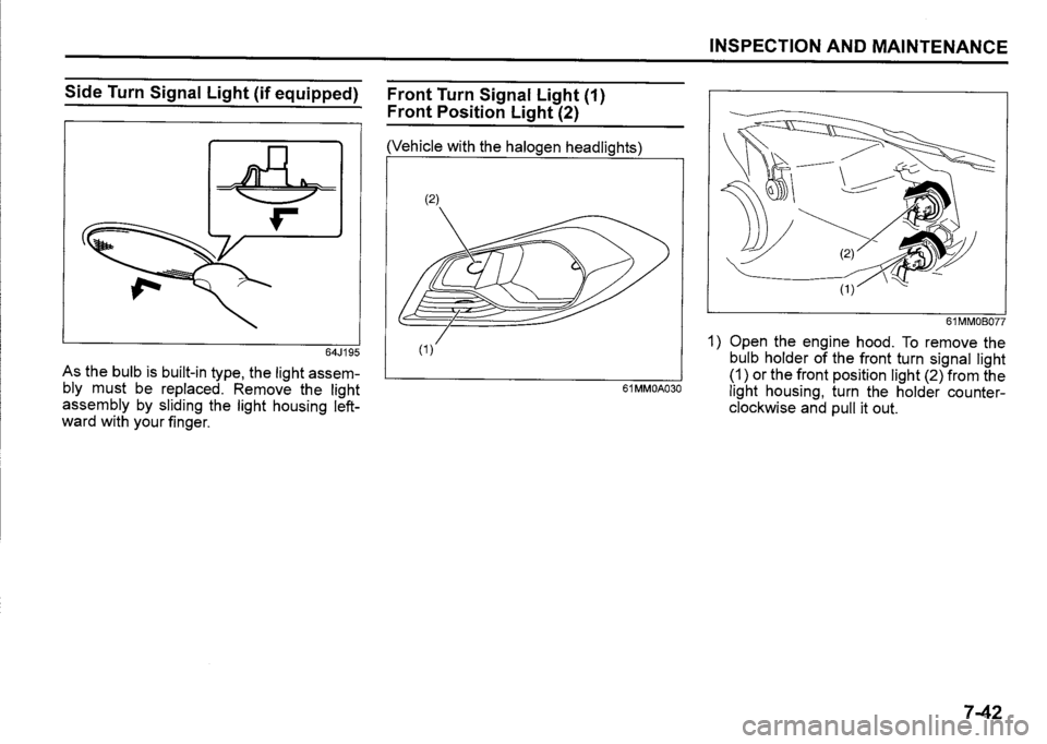 SUZUKI SX4 2020 Owners Manual SUZUKI SX4 2020 Owners Manual