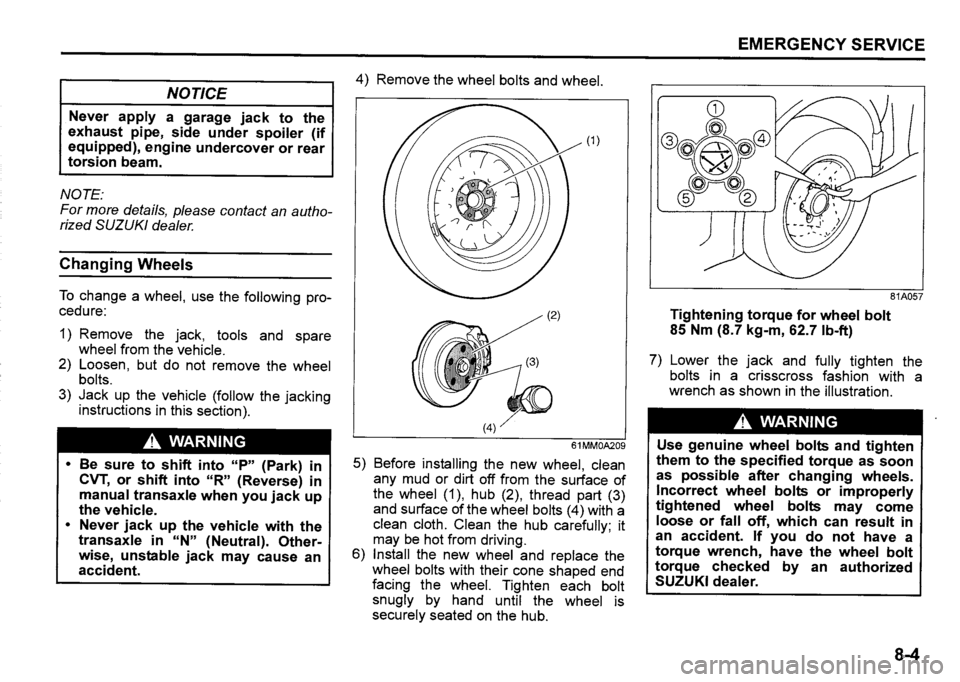 SUZUKI SX4 2020 Owners Manual SUZUKI SX4 2020 Owners Manual
