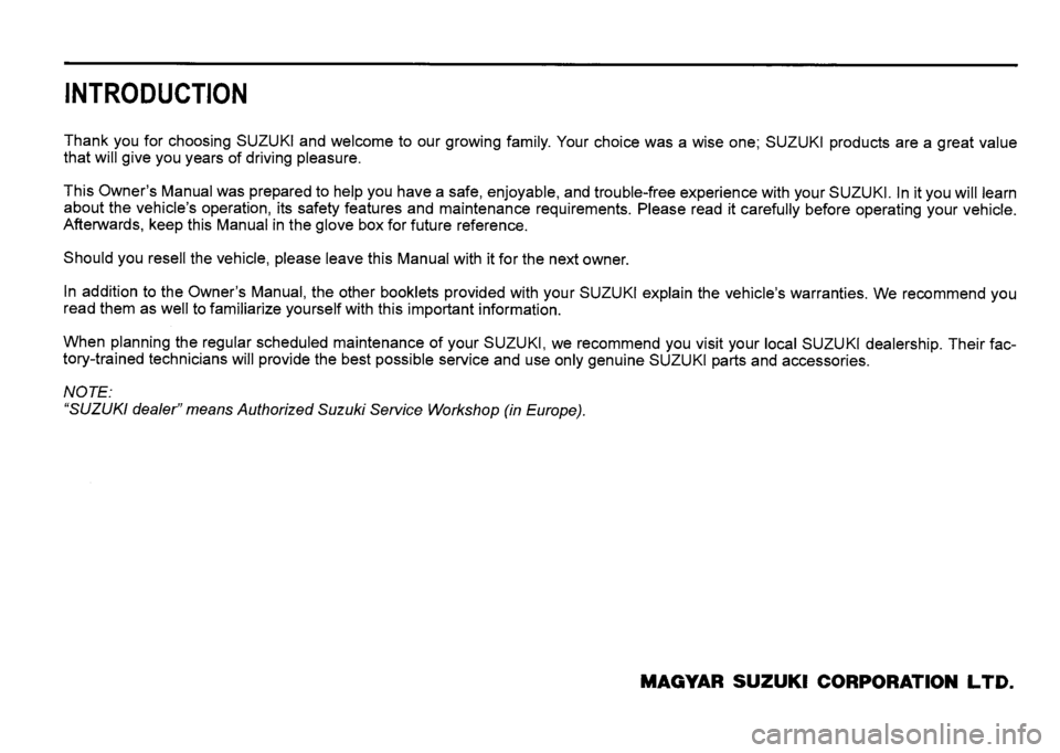 SUZUKI SX4 2014  Owners Manual 
