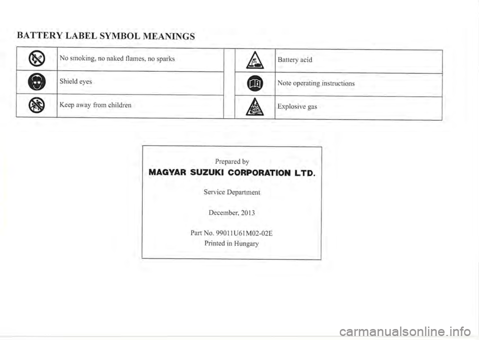 SUZUKI SX4 2022 Owners Manual SUZUKI SX4 2022 Owners Manual