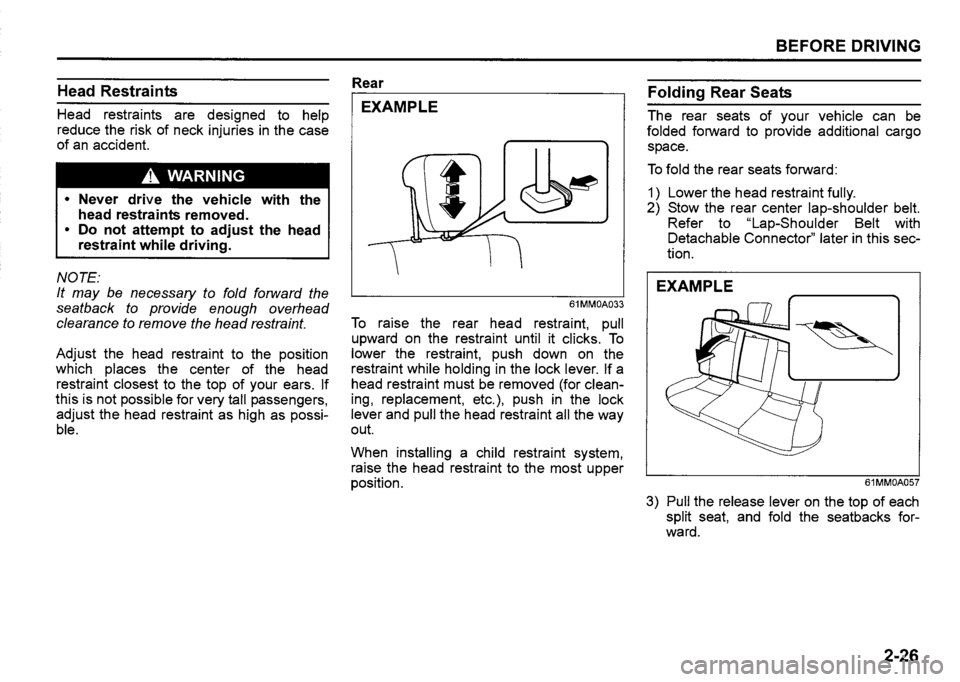SUZUKI SX4 2014 Service Manual 