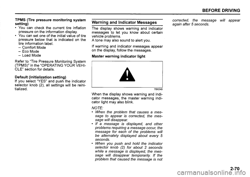 SUZUKI SX4 2020 Owners Manual SUZUKI SX4 2020 Owners Manual