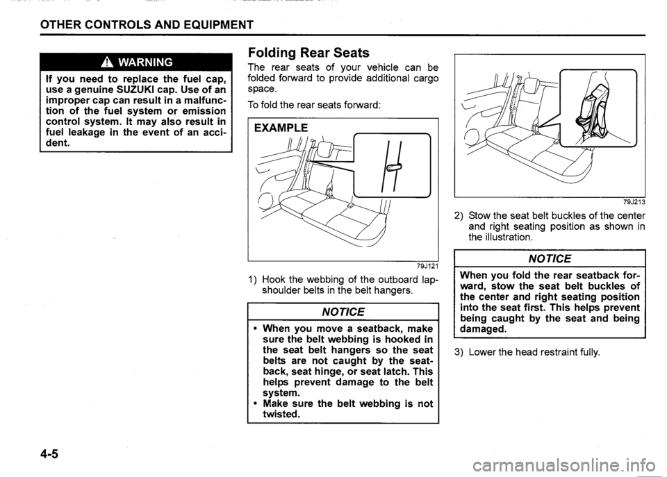 SUZUKI SX4 2009  Owners Manual 