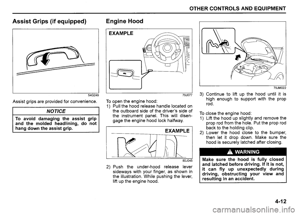 SUZUKI SX4 2009  Owners Manual 