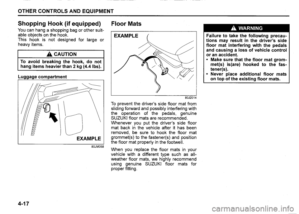 SUZUKI SX4 2009 Owners Manual SUZUKI SX4 2009 Owners Manual