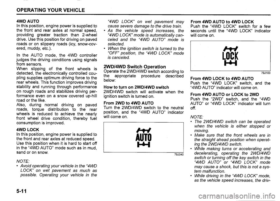 SUZUKI SX4 2009 Owners Manual SUZUKI SX4 2009 Owners Manual