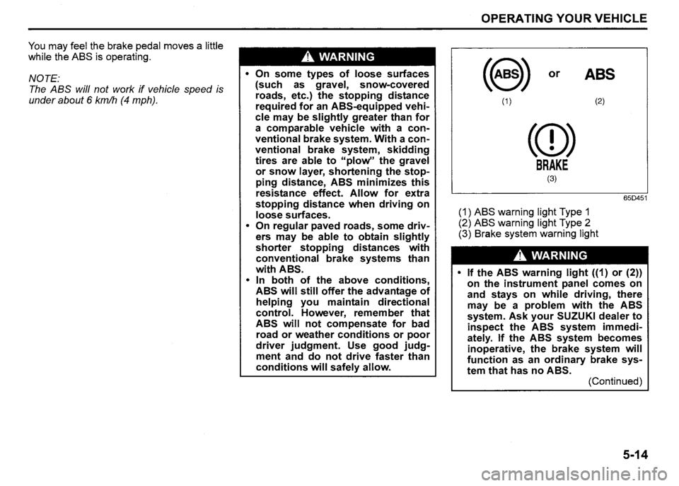 SUZUKI SX4 2009  Owners Manual 