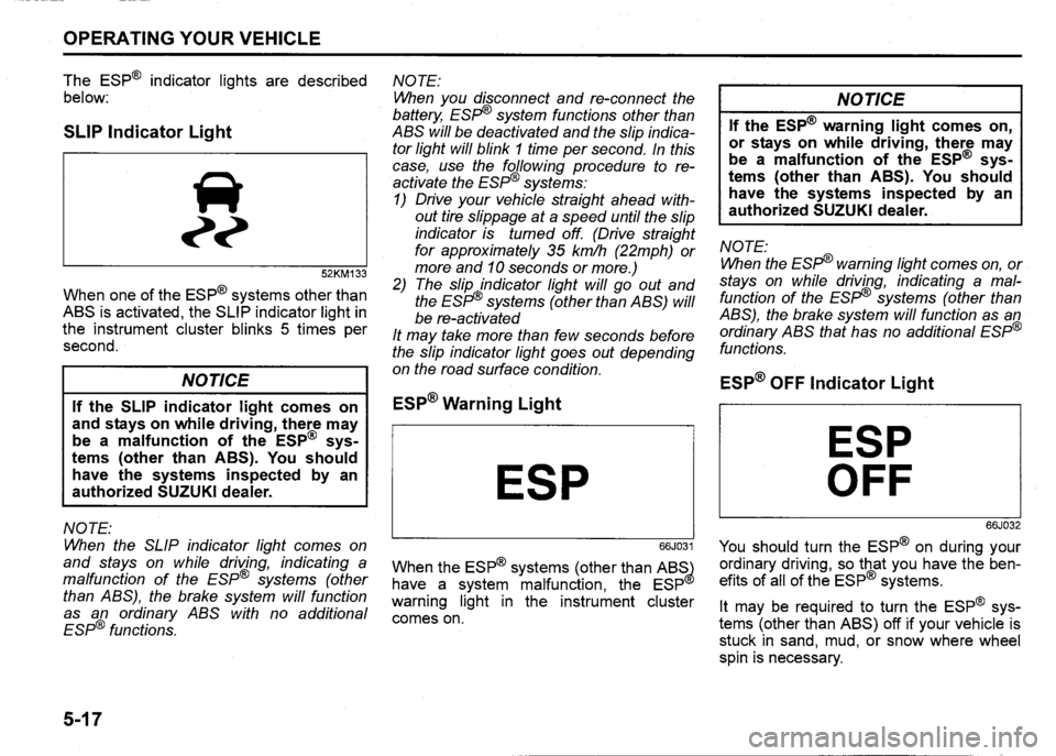SUZUKI SX4 2009  Owners Manual 