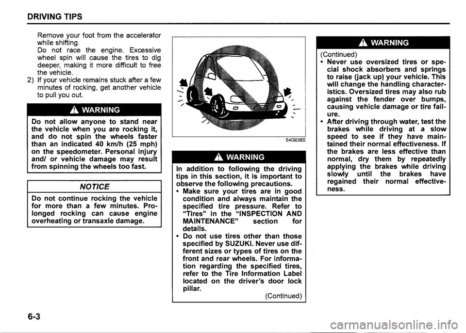 SUZUKI SX4 2009  Owners Manual 
