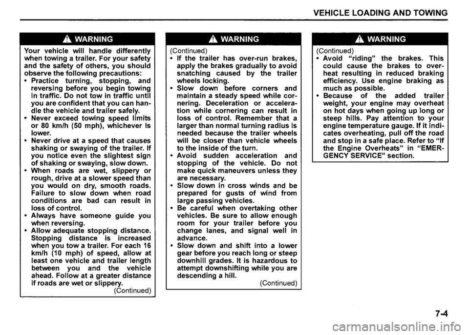 SUZUKI SX4 2009  Owners Manual 