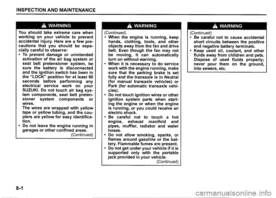 SUZUKI SX4 2009 Owners Manual SUZUKI SX4 2009 Owners Manual