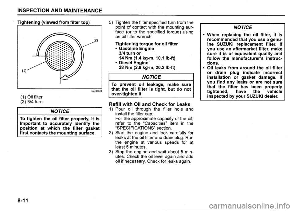 SUZUKI SX4 2009  Owners Manual 