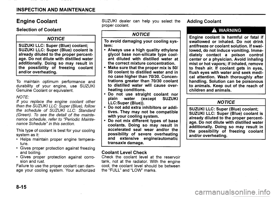 SUZUKI SX4 2009  Owners Manual 