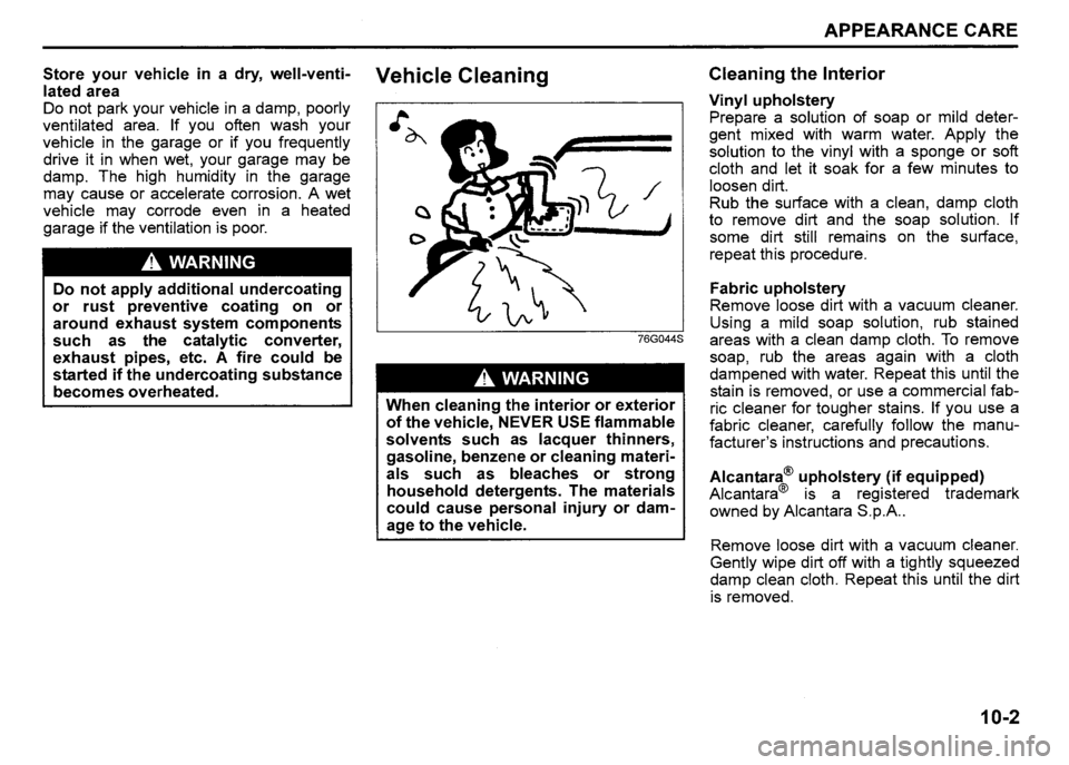SUZUKI SX4 2009  Owners Manual 