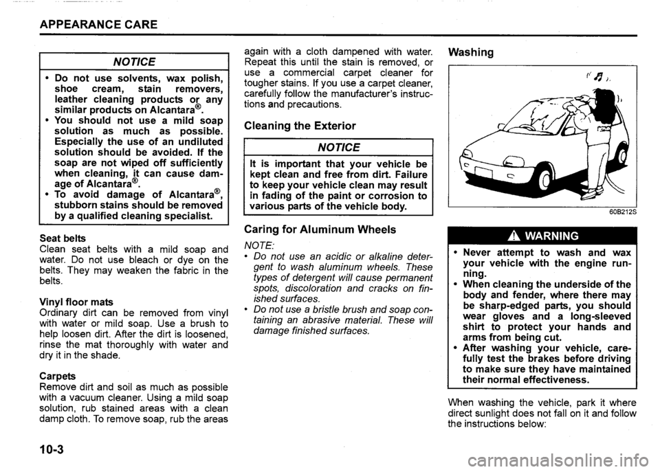 SUZUKI SX4 2009  Owners Manual 