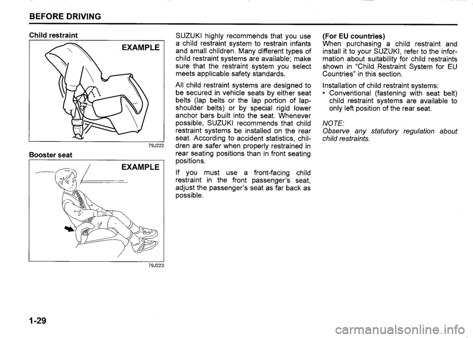 SUZUKI SX4 2011 Owners Guide 