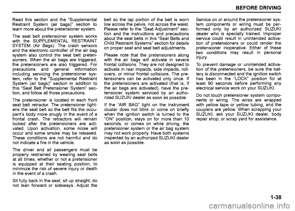 SUZUKI SX4 2009 Service Manual SUZUKI SX4 2009 Service Manual