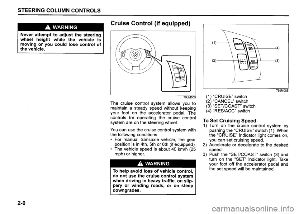 SUZUKI SX4 2009 Repair Manual 