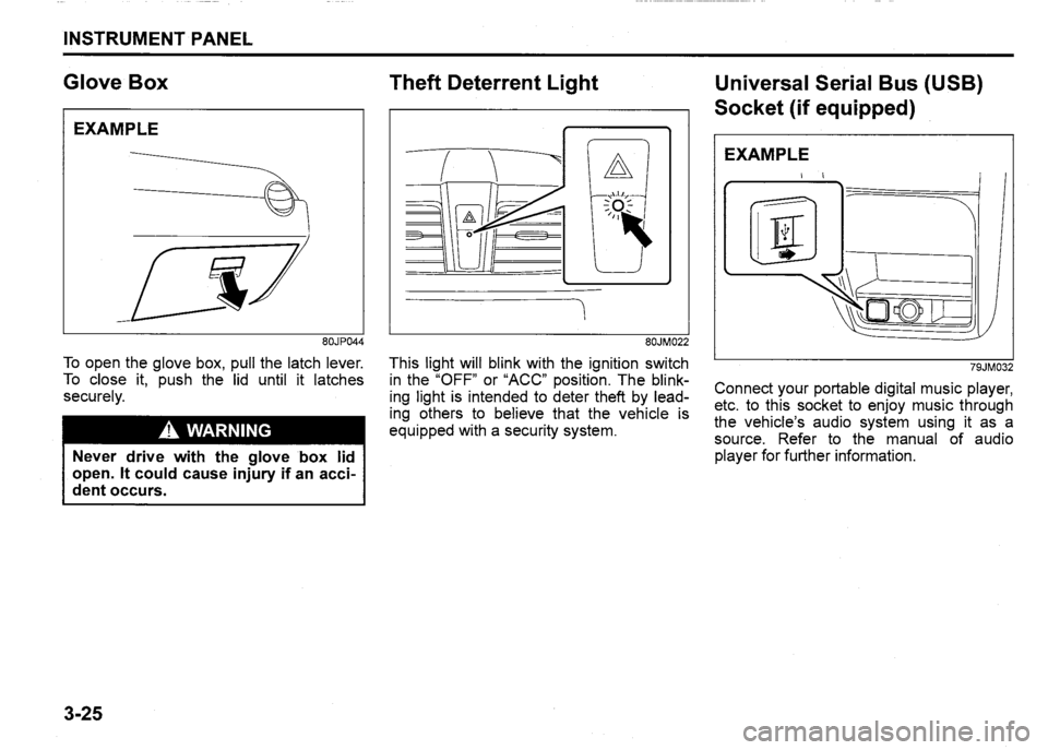 SUZUKI SX4 2009 Owners Manual SUZUKI SX4 2009 Owners Manual
