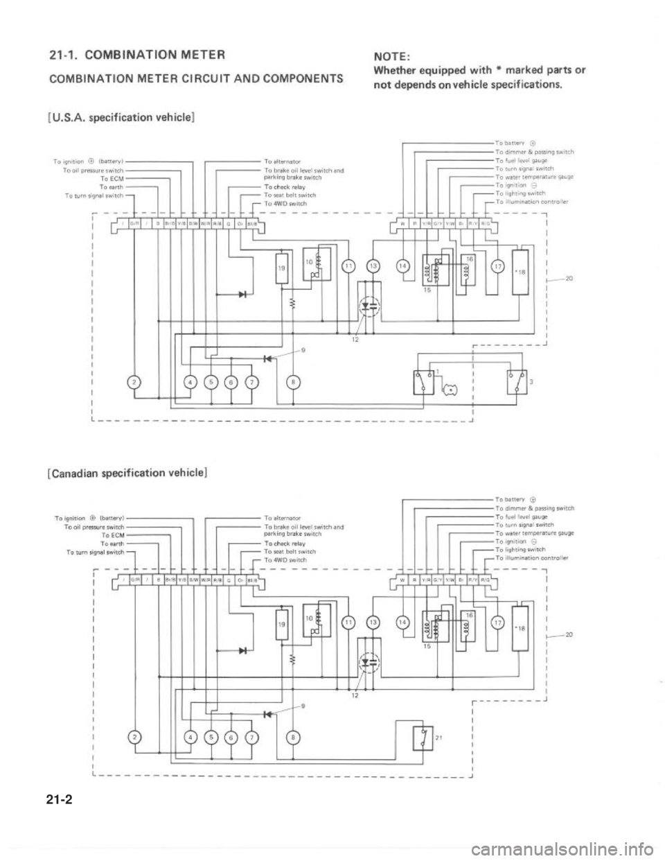 SUZUKI GRAND VITARA 1987 Service Repair Manual 21-2 SUZUKI GRAND VITARA 1987 Service Repair Manual 21-2