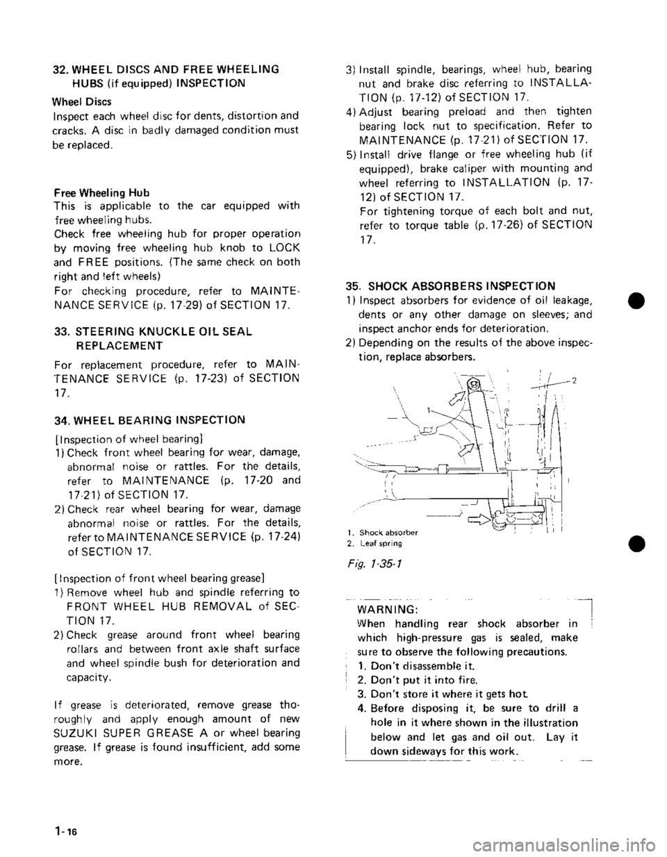 SUZUKI GRAND VITARA 1987 Service Repair Manual SUZUKI GRAND VITARA 1987 Service Repair Manual