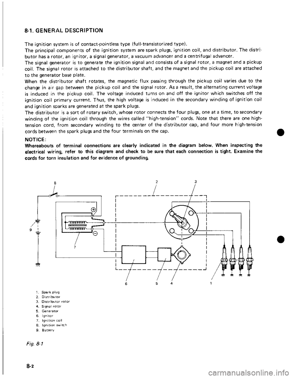 SUZUKI GRAND VITARA 1987  Service Repair Manual 
