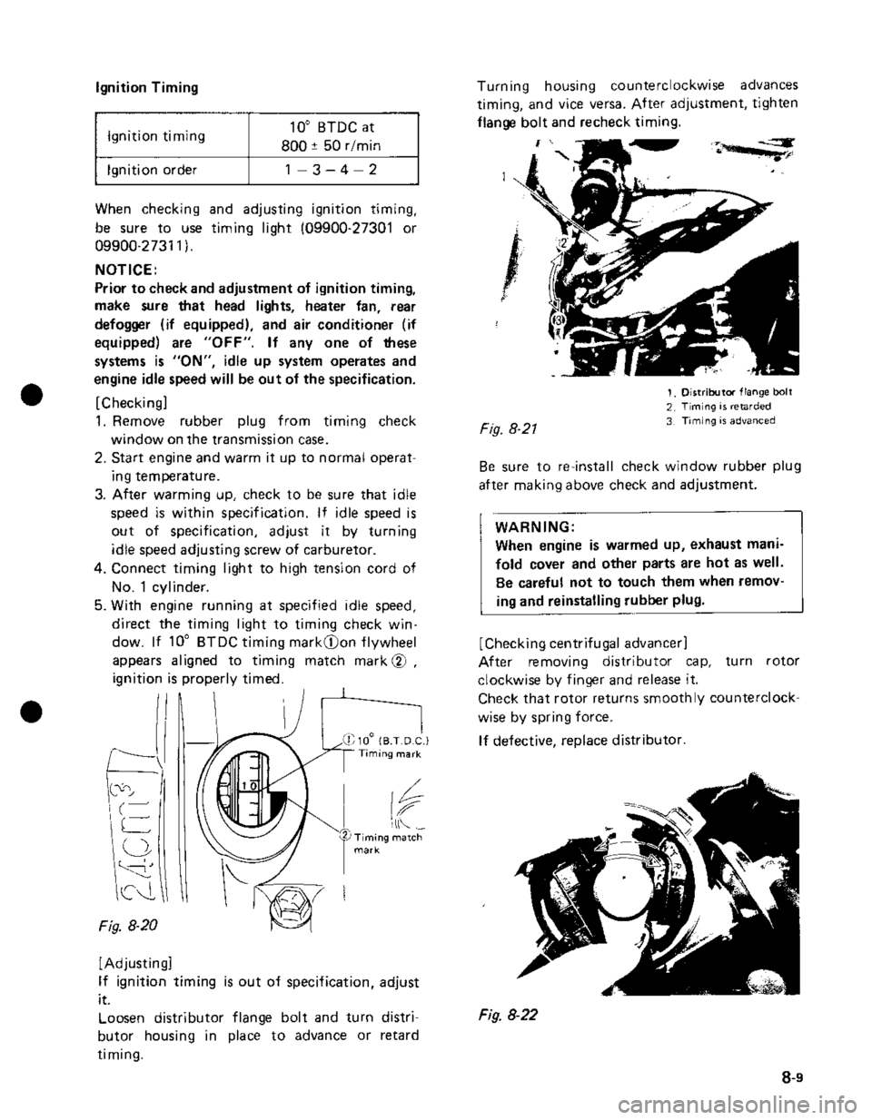SUZUKI GRAND VITARA 1987  Service Repair Manual 
