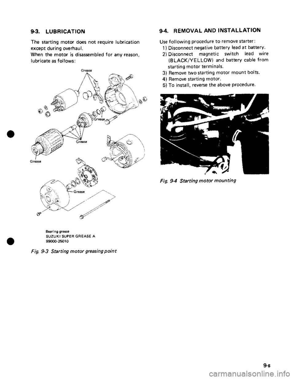 SUZUKI GRAND VITARA 1987  Service Repair Manual 